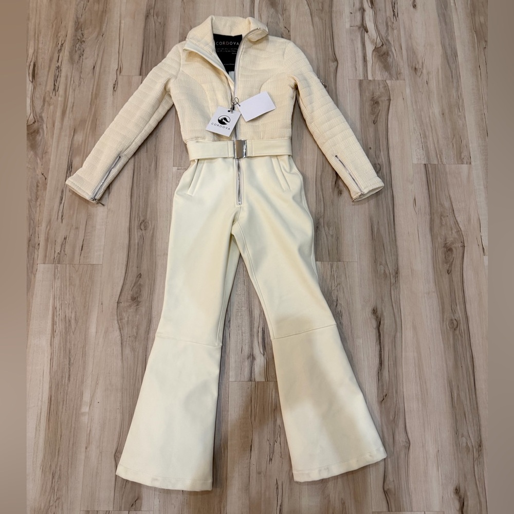 Cordova Cream Women’s Ski Suit petite